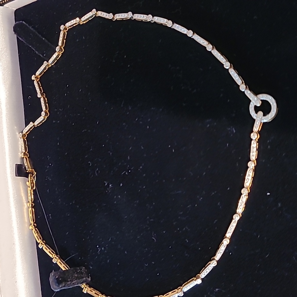 18k Diamond Tennis  Necklace 21 Grams - Picture 8 of 12